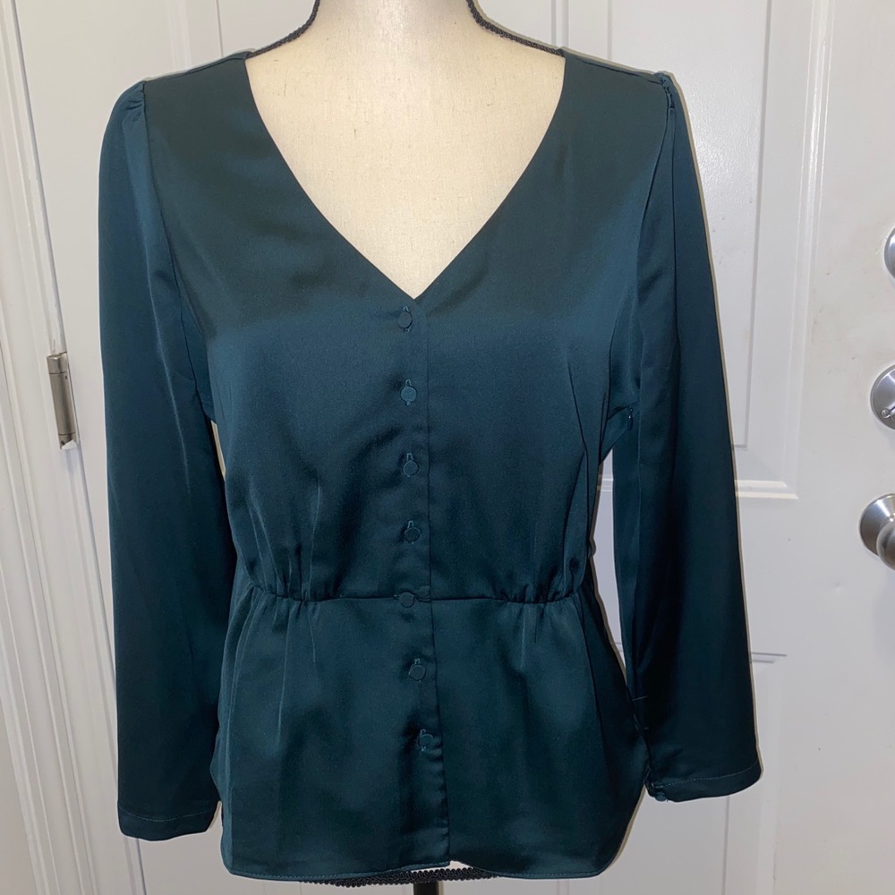 J.Crew Crepe Satin Blouse